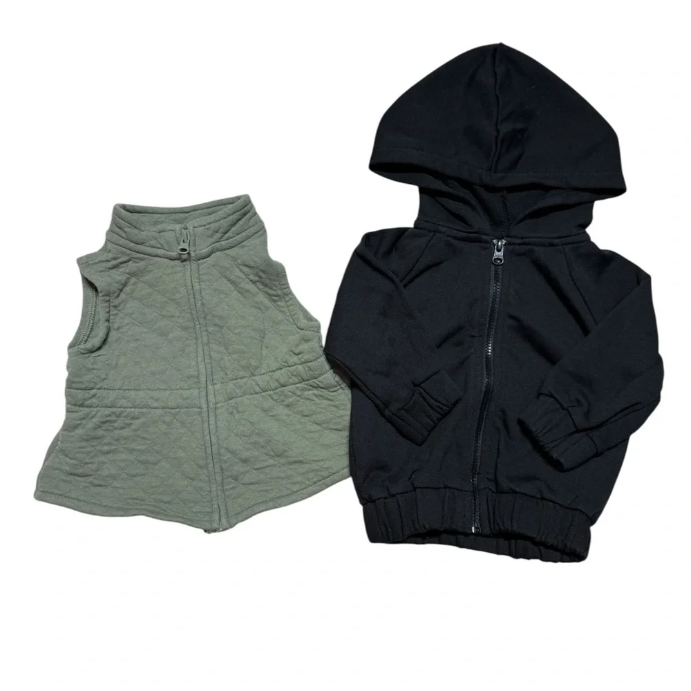 Baby Girl Jacket and Vest Bundle Lot | 0-3M | Carter’s, Garanimals